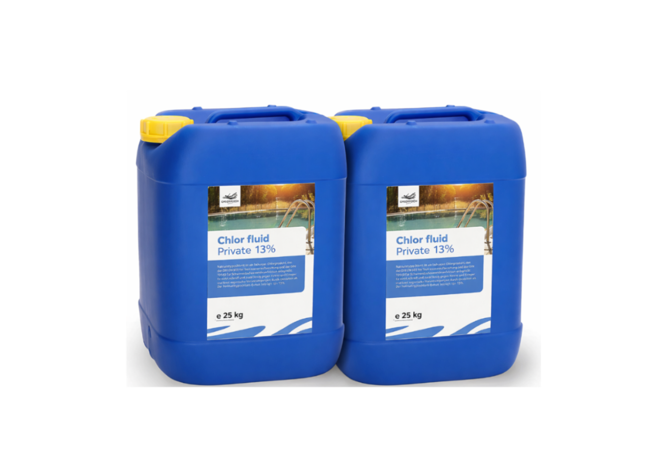 Chlor Fluid 13% – 2x 25 kg Spar-Set (50 kg)