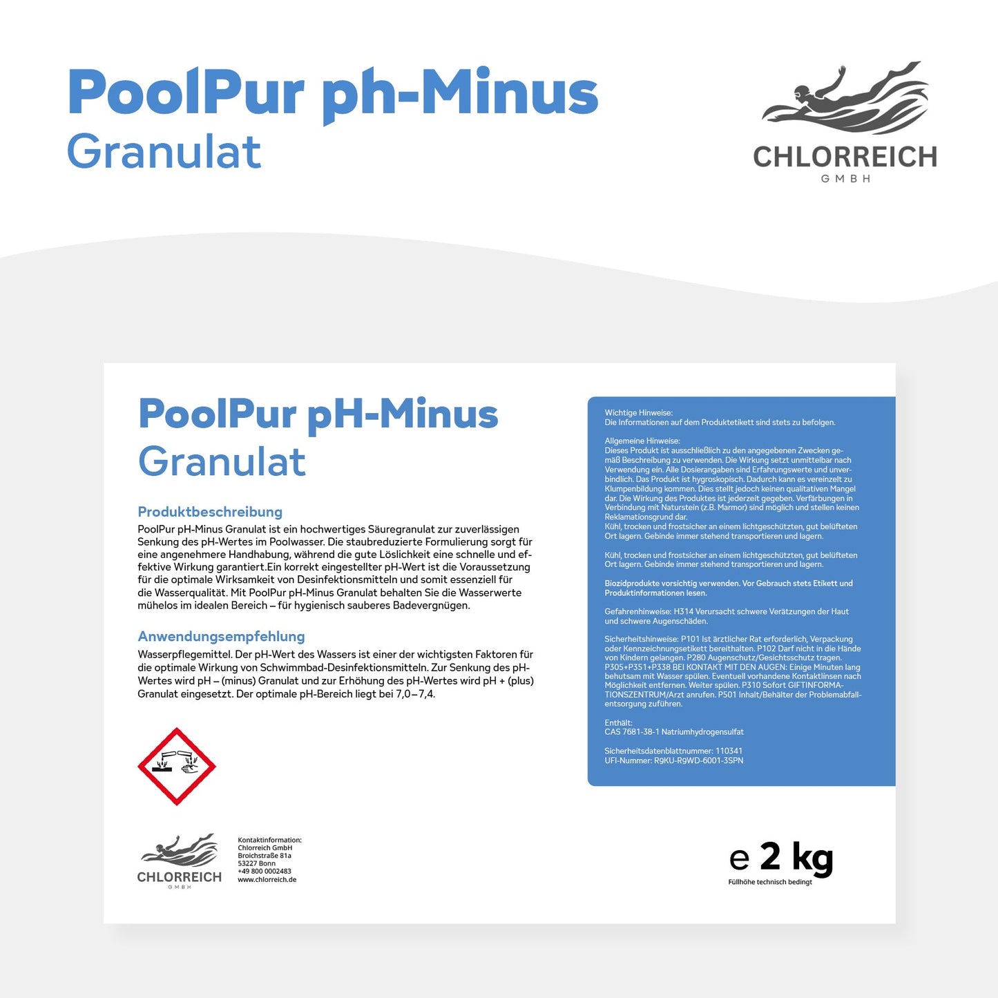 PoolPur pH-Minus Granulat