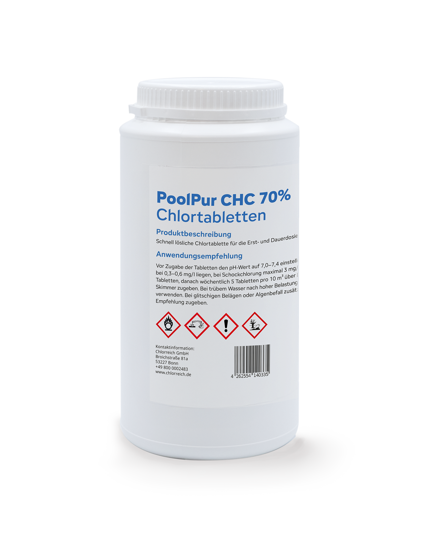 PoolPur CHC 70 Chlortabletten