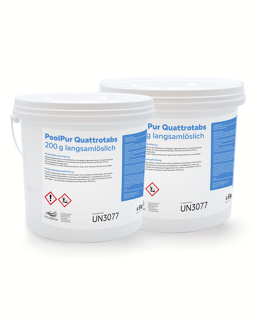 PoolPur Quattrotabs 200g 2 x 5 kg Sparset (10 kg)